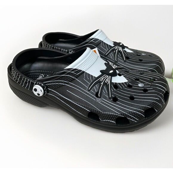 Jack Skellington Clog black Crocs Nightmare Before Christmas Men 12 Halloween main image 8